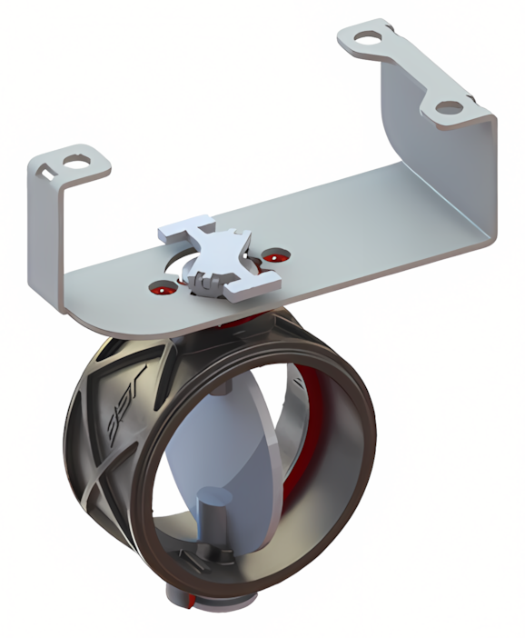 Abgasklappe AR4 - S2.1 (SBS, kleine Bauform)
